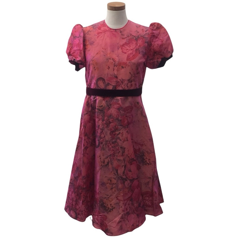 VINTAGE 80’s Pink Taffeta Formal Dress